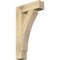 Ekena Millwork Thorton Block Rough Sawn Bracket, Douglas Fir, 4"W x 16"D x 28"H BKT04X16X28THR05RDF - alternate 1